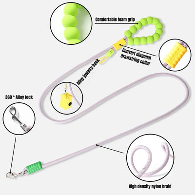 Dog Harness Leash Collar Small Puppy Accessories Walking Running Jogging Waist Belt Chest Strap Traction Rope Dog Accessories