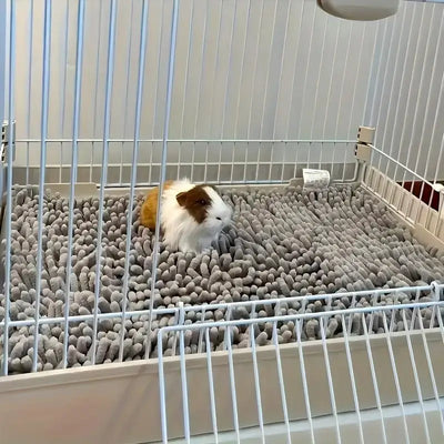 Soft Plush Cozy Small Pet Cushion Sleeping Bed Mat for Hamsters Guinea Pig Portable Warm Mat for Small Animals Pet Cage Supplies