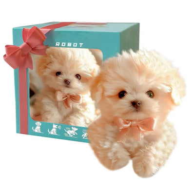 Interactive Robot Dog Toy with Realistic Movements Smart Plush Puppy that Walks and Barks Electronic Pets Dog for Kids Birthday