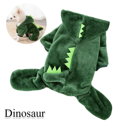 Coral Fleece Cosplay Costume for Pet  Clothing for Small Dogs Puppy Cats Clothes Chihuahua Yorkshire Costume Coat
