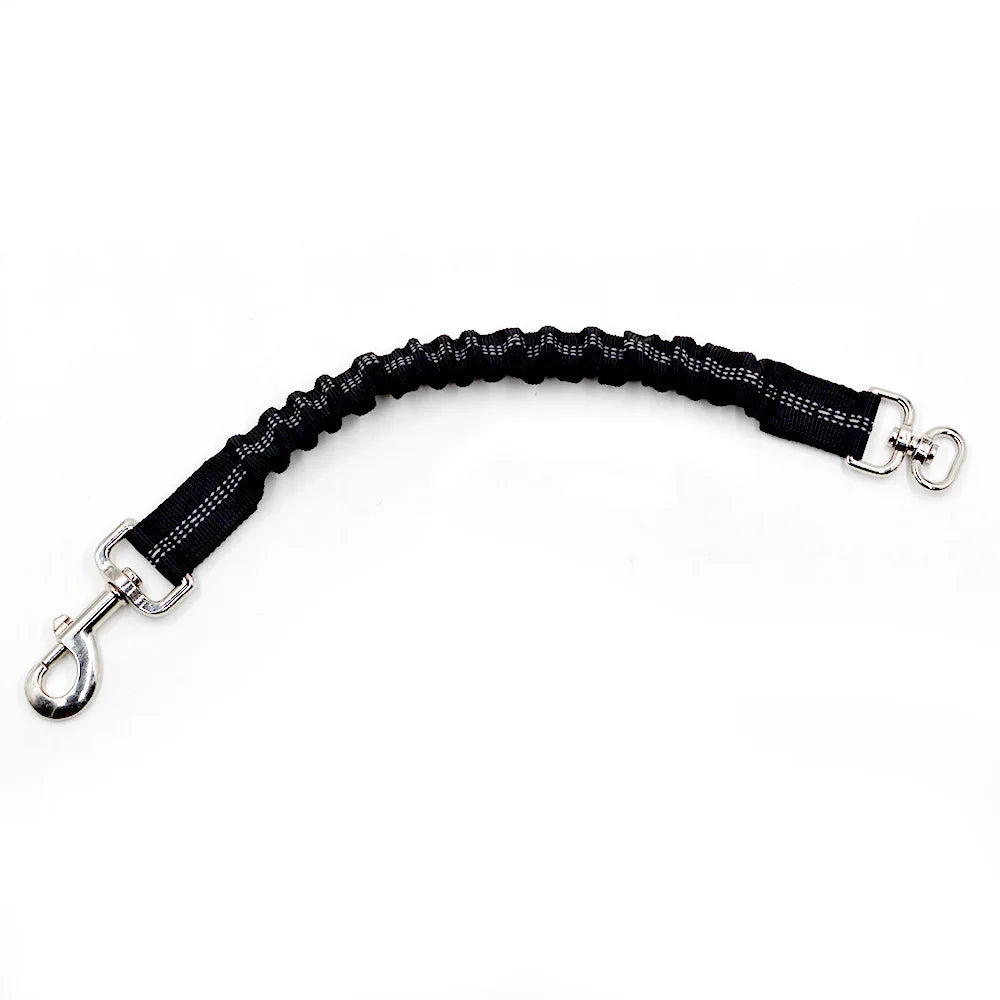 Dog Leash Extend Rope Pulling Force Buffer 37-60cm Elasticity Nylon Harness 2.5cm Wide Suitable For Middle Large Dogs Puppy