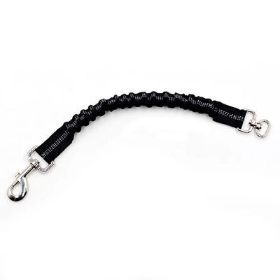 Dog Leash Extend Rope Pulling Force Buffer 37-60cm Elasticity Nylon Harness 2.5cm Wide Suitable For Middle Large Dogs Puppy