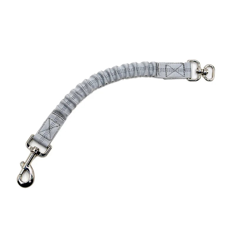 Dog Leash Extend Rope Pulling Force Buffer 37-60cm Elasticity Nylon Harness 2.5cm Wide Suitable For Middle Large Dogs Puppy