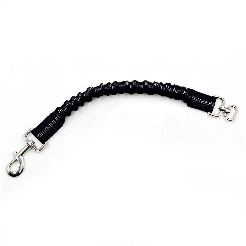 Dog Leash Extend Rope Pulling Force Buffer 37-60cm Elasticity Nylon Harness 2.5cm Wide Suitable For Middle Large Dogs Puppy