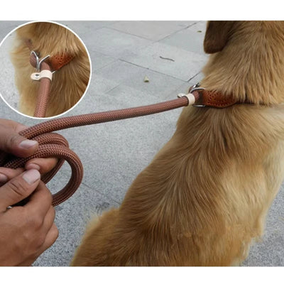 180cm Adjustable Collar Harness Dog Leash Nylon Pet Lead Leash Dog Harness Durable Rope Belt Lightweight Dog Accessories