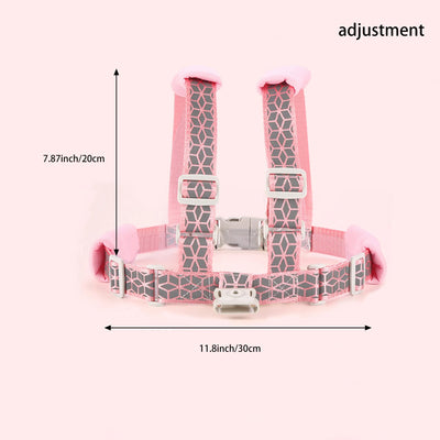 2 In 1 Toddler Harness Leashes,Reflective  Harnesses with Anti Lost Wrist Link for 1-8 Years Children Walking Safety Harness.