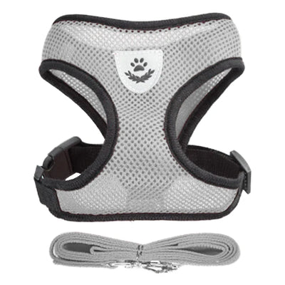 Dog Harness Walking Lead Leash For Small Dogs Collar Polyester Adjustable Mesh Puppy Cat Harness Vest For Medium Pet Accessories