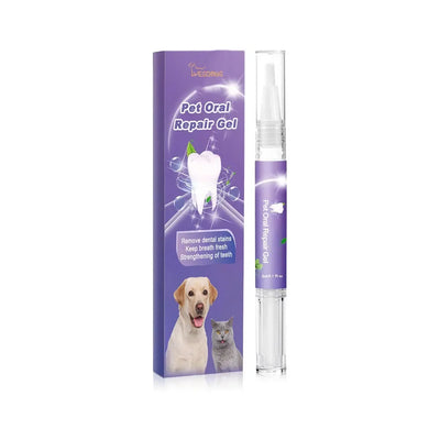 Dog Oral Repair Gel Pet Tooth Repair Teeth Tartar Cleaner for Dog No Need to Brush Teeth Pet Breath Freshener Gel Care Cleaner