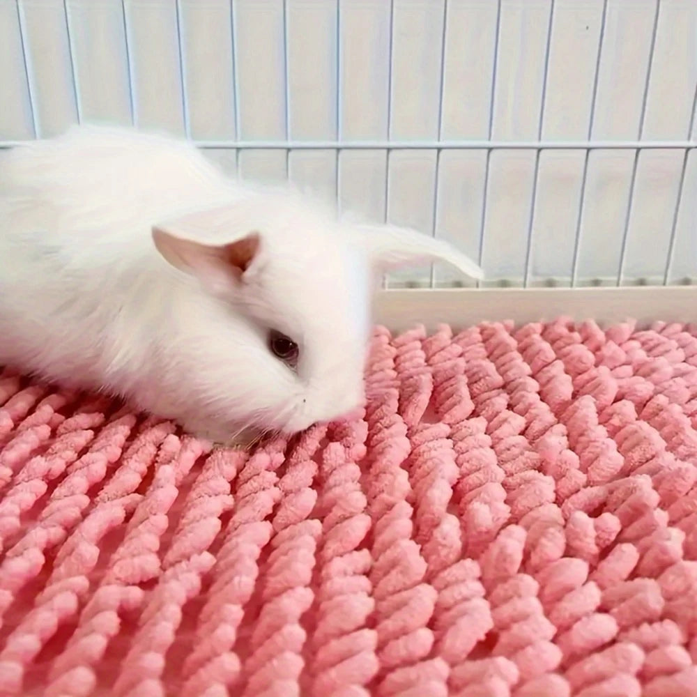 Soft Plush Cozy Small Pet Cushion Sleeping Bed Mat for Hamsters Guinea Pig Portable Warm Mat for Small Animals Pet Cage Supplies