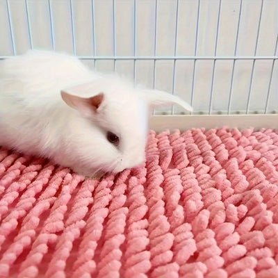 Soft Plush Cozy Small Pet Cushion Sleeping Bed Mat for Hamsters Guinea Pig Portable Warm Mat for Small Animals Pet Cage Supplies