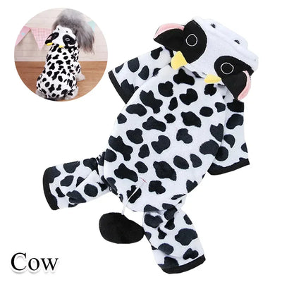 Coral Fleece Cosplay Costume for Pet  Clothing for Small Dogs Puppy Cats Clothes Chihuahua Yorkshire Costume Coat